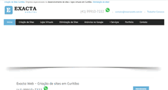 Desktop Screenshot of exactaweb.com.br